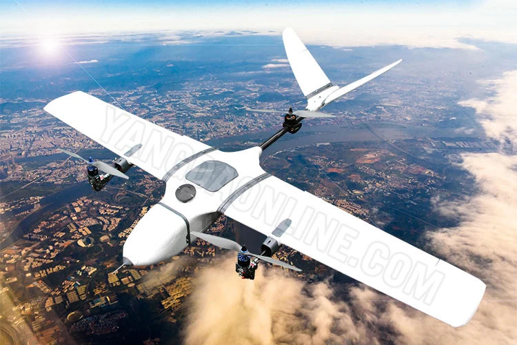 MyFlyDream MFD Nimbus 1800 мм длинный диапазон VTOL UAV RC FPV Самолет почти готов к полету самолета для картографирования и съемки