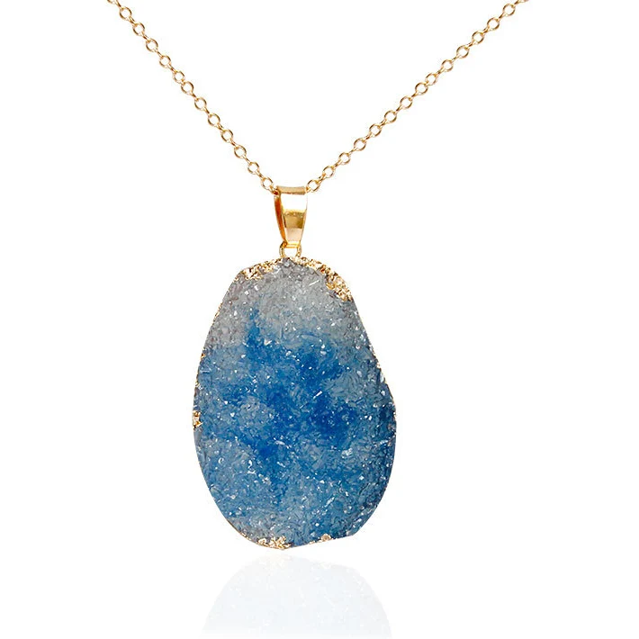 European Style Bohemian Pendant Necklace Vintage Crystal Multilayer Bead Chain Handmade Retro Statement | Украшения и аксессуары