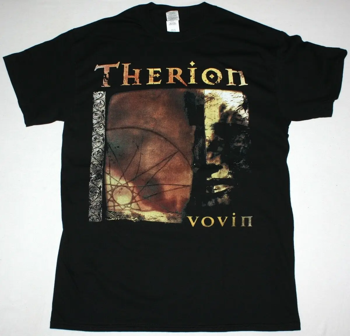 THERION vowin SYMPHONIC GOTHIC METAL tristana EPICA NIGHTWISH Новая черная футболка Летняя с круглым вырезом