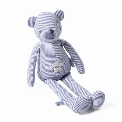 blue Новое поступление плюшевый медведь кукла игрушки мягкие животные спящий медведь мягкая игрушка Высота сидения 23 см для детей день рождения подарки на Рождество T150 - Цвет: blue