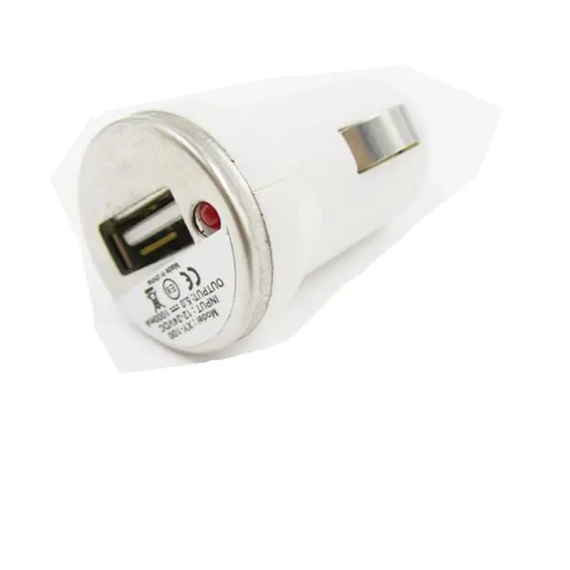 Автомобильное зарядное устройство USB цифровое 5V 1A алюминиевое быстрое