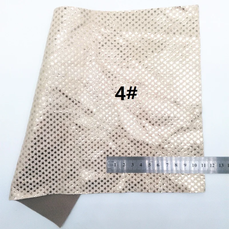 Золотой толстый Блестящий холщовый лист, " x 11" блестящий лист, искусственная кожа лист, массивная Бабочка для волос с блеском и серьги ткань XM055 - Цвет: 4