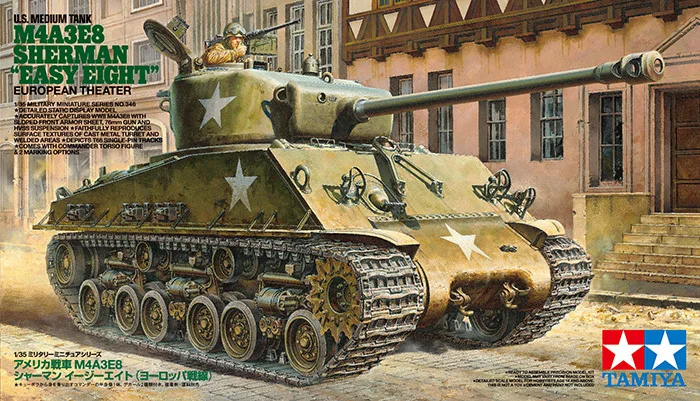 Модель танка хобби 1/35 TAMIYA 35346 Sherman M4A3E8|Наборы для сборки моделей| |