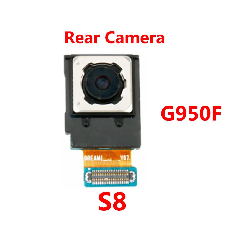 S8-G950F-Rear Оригинальная фронтальная камера для Samsung Galaxy S8 S9 Plus G950F G955F G960F G965F задняя камера модуль для лица ID гибкий кабель - Цвет: S8-G950F-Rear