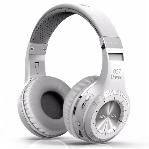 HT Blutooth 4,1 стерео беспроводные наушники гарнитура Auriculares Bluetooth наушники для компьютера головной телефон с микрофоном - Цвет: Белый