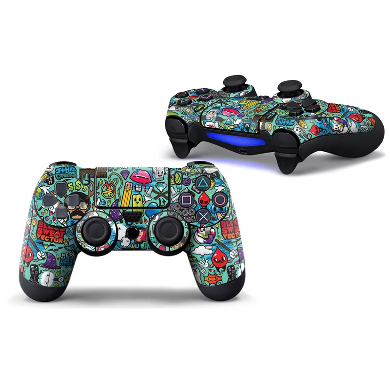 ПВХ пользовательские наклейки чехол протектор для sony PS4 контроллер Playstation 4 Dualshock