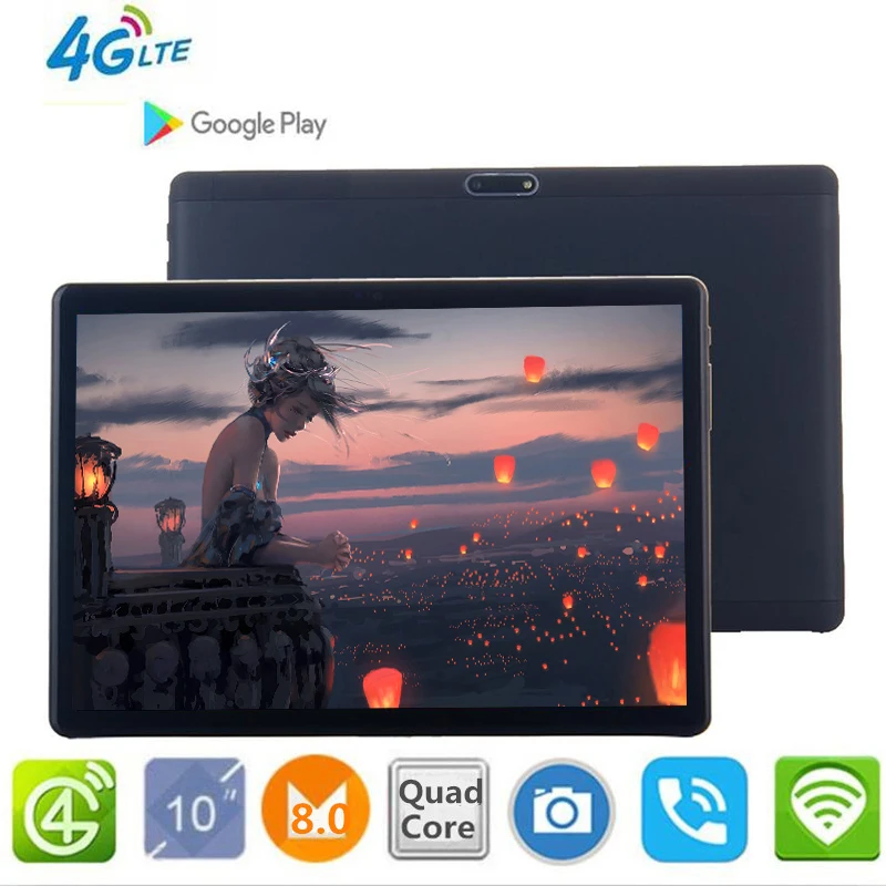 10 1 'Оригинальный Google Стандартный 3G 4G LTE телефонный звонок Android 8 0 ОЗУ 4 Гб ПЗУ 32