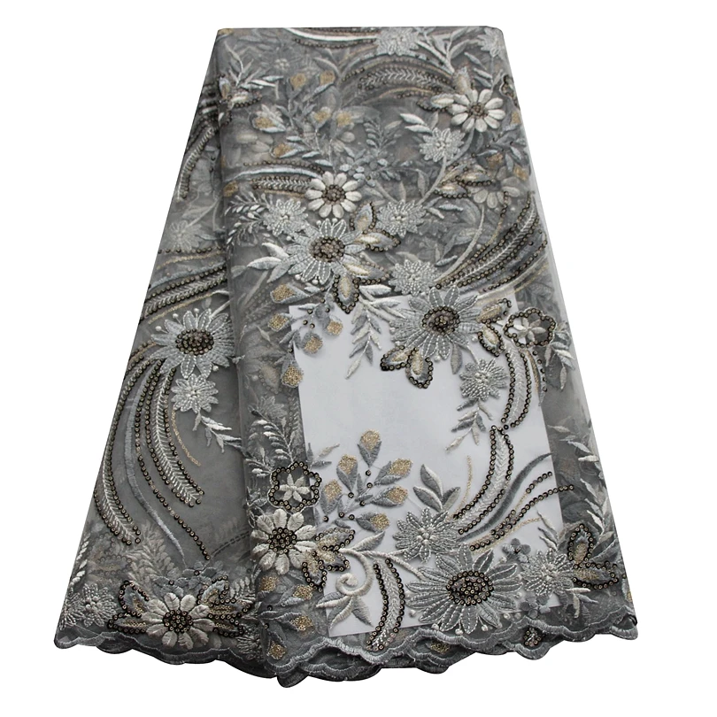 Ourwin Румяна розовое вино двойные блестки мягкая нигерийская кружевная ткань