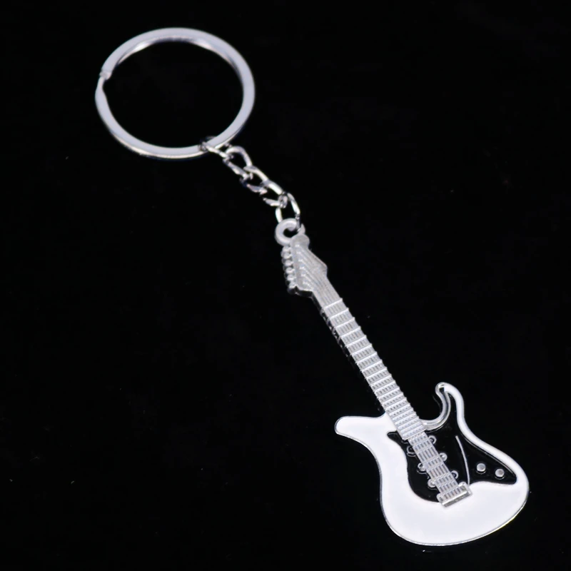 Новый дизайн брелок для ключей в виде классической гитары автомобильный кольцо