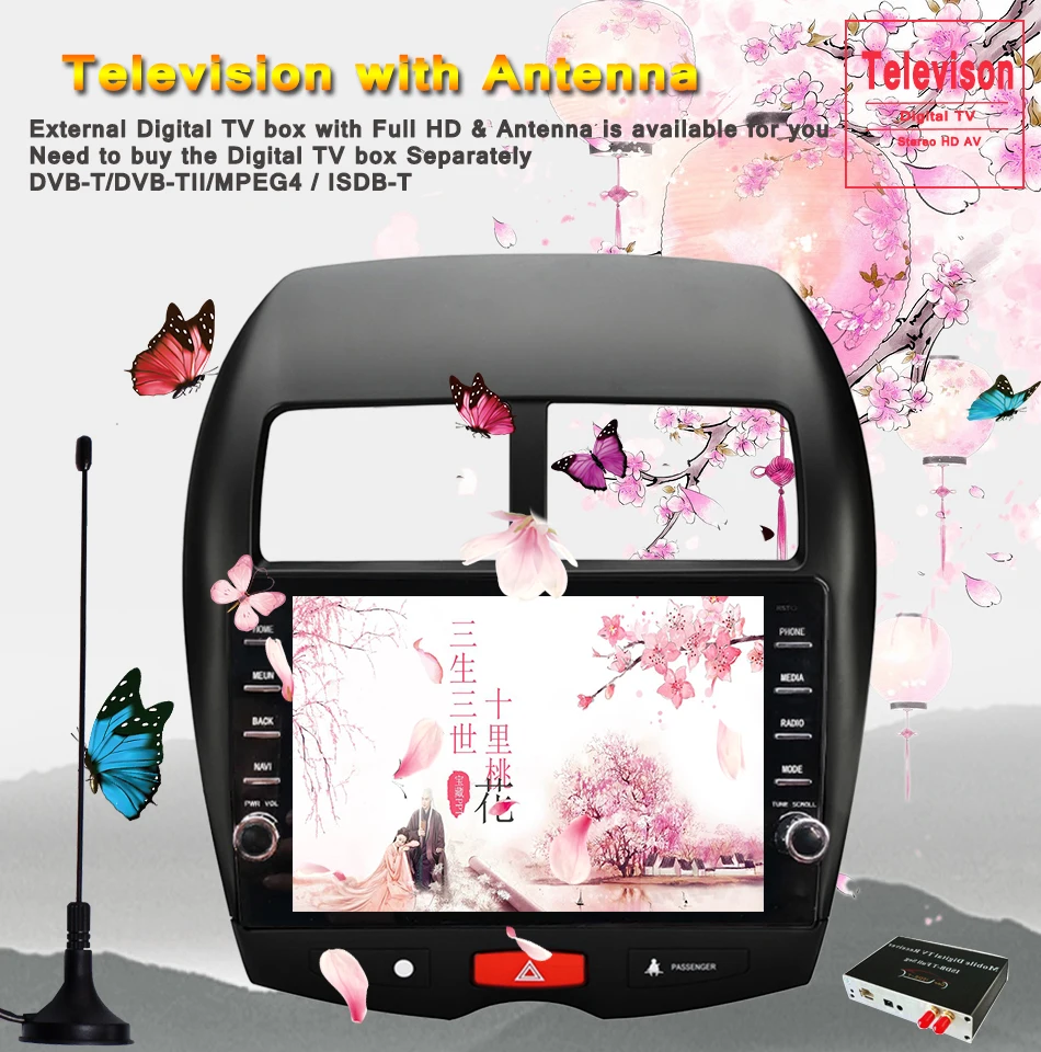 Android 10,0 2 din Автомобильный Радио Мультимедиа dvd для Mitsubishi ASX 2011- Восьмиядерный 4G+ 64G Автомобильный gps плеер 8 ядерный головное устройство