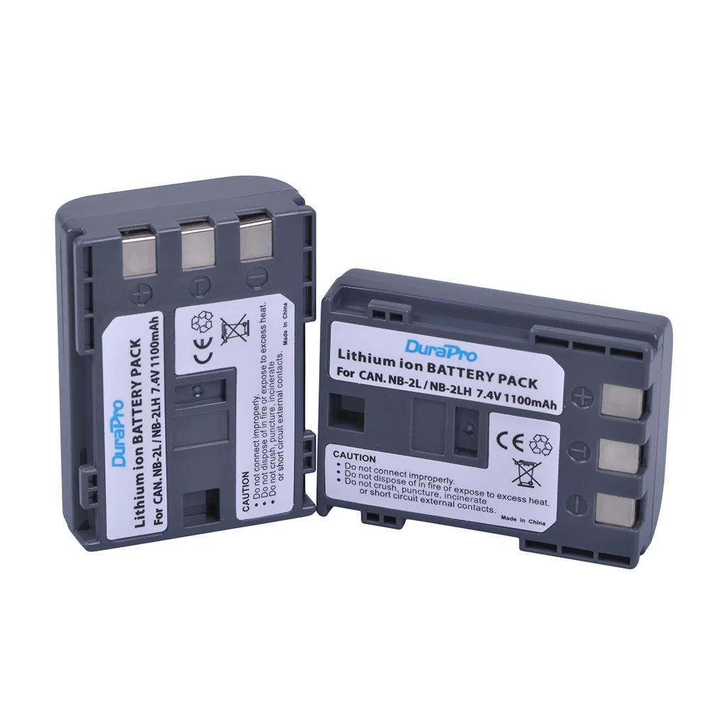 4 шт. NB 2L 2LH 1100 мАч Аккумулятор для камеры + ЖК Зарядное устройство USB Canon EOS 400D S80 S70 S50