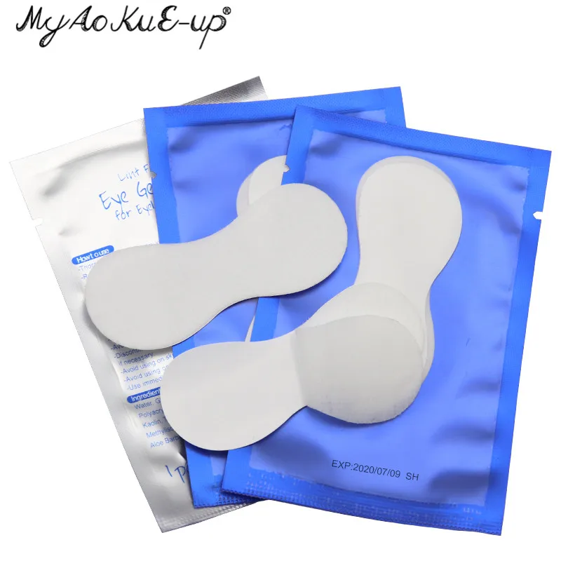 

New Shape 50 pairs Under Eye Pads Fit Eye Gel Patch Lint-free Eye Tips Sticker Patches Eyelashes Patches For Eyelash Extension