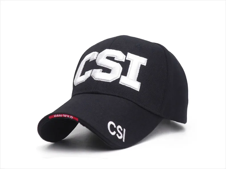 Новинка Csi, армейская тактическая мужская Кепка, уличная стильная бейсбольная кепка с вышитыми буквами, мужская повседневная Кепка Snapback, Кепка для папы