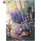 DPF DIY Сад 5D алмазная живопись вышивка крестиком Алмазная вышивка Алмазная мозаика полная квадратная картина на стену ремесла домашний декор