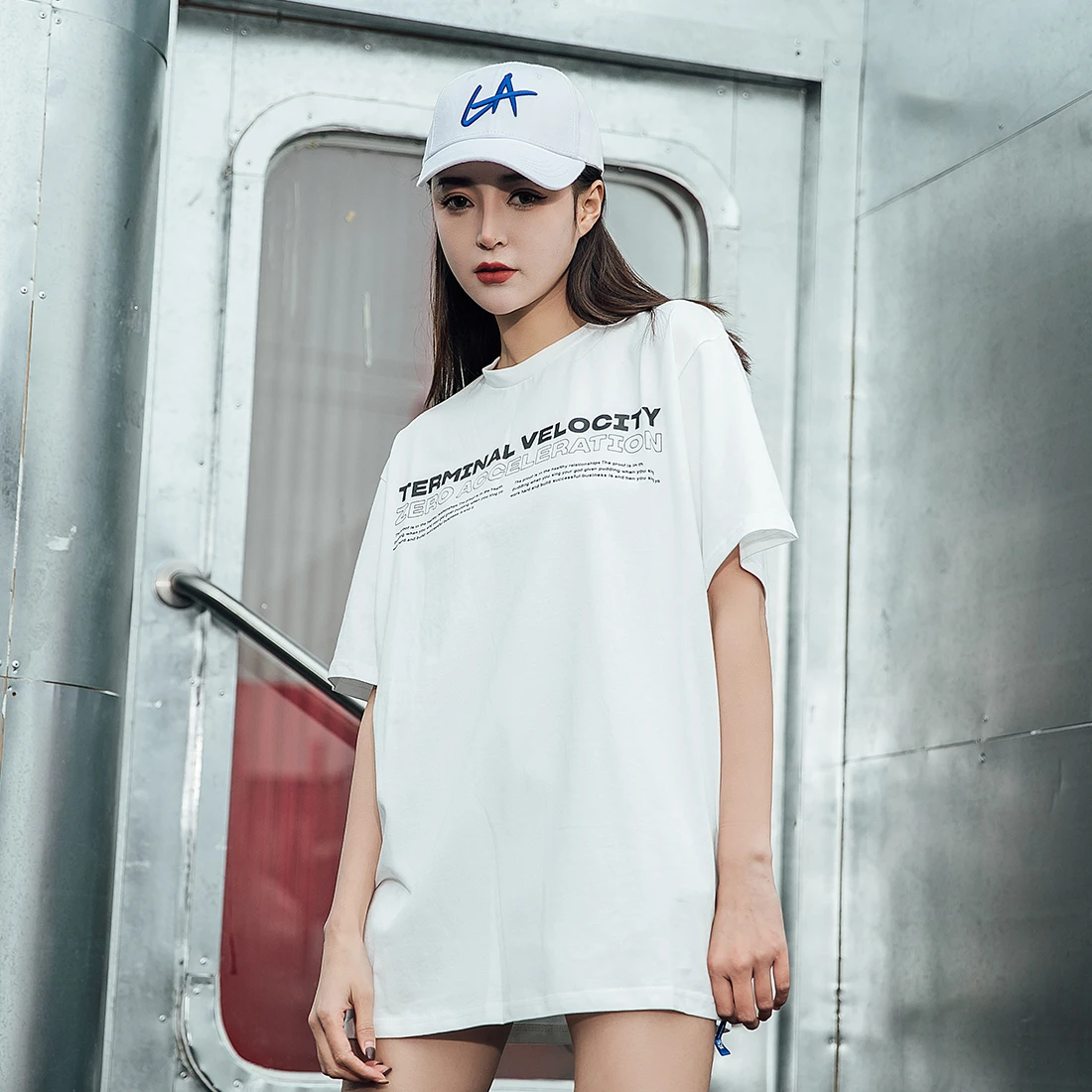 Aelfric 2019 Women Hip Hop T Shirt Creative Outer Space Printed T-Shirt Harajuku Streetwear Tshirts Cotton Summer Short Sleeve | Женская