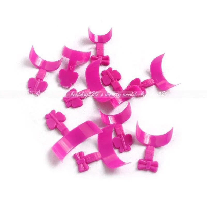 Профессиональные 500 натуральные французские накладные ногти для ногтей