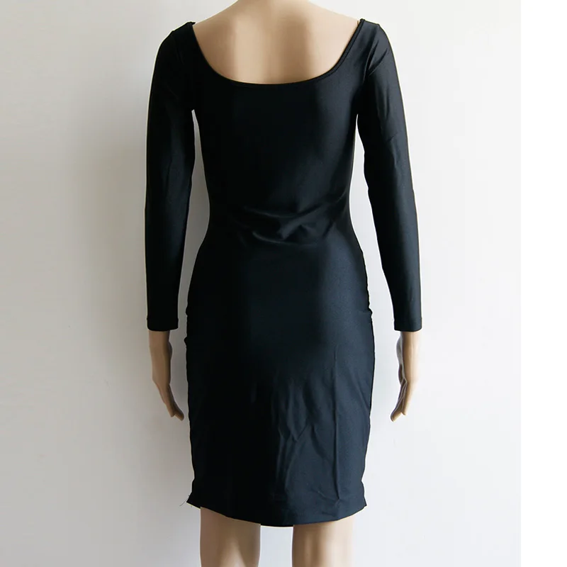 Slash Средства ухода за кожей шеи Оболочка Bodycon платье Для женщин Демисезонный
