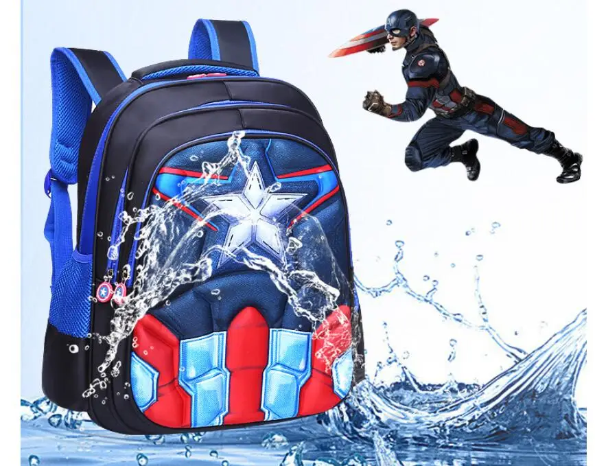 Комический Бэтмен для мальчиков и девочек детский сад детская школьная сумка