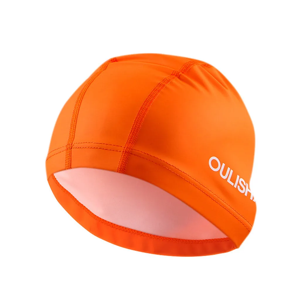 Для женщин Для мужчин Для детей Плавание бассейна водного спорта Водонепроницаемый силиконовые Плавание ming Кепки длинные волосы защиты чашки уха Плавание Кепки s Hat - Цвет: D