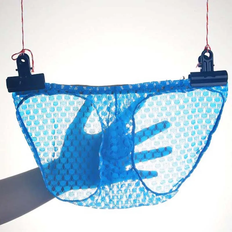 Мужское нижнее белье мужские сетчатые прозрачные трусы Cueca сексуальные дышащие с