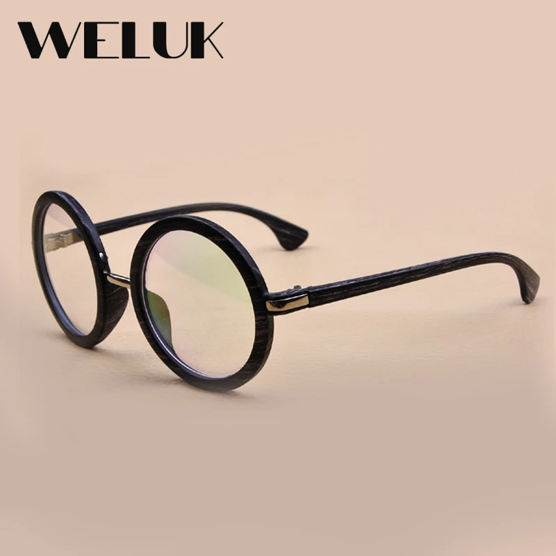 WELUK Spectacle Glasses Frame Eyeglasses Decoration Characteristic Frames Round glasses oculos de grau | Аксессуары для одежды