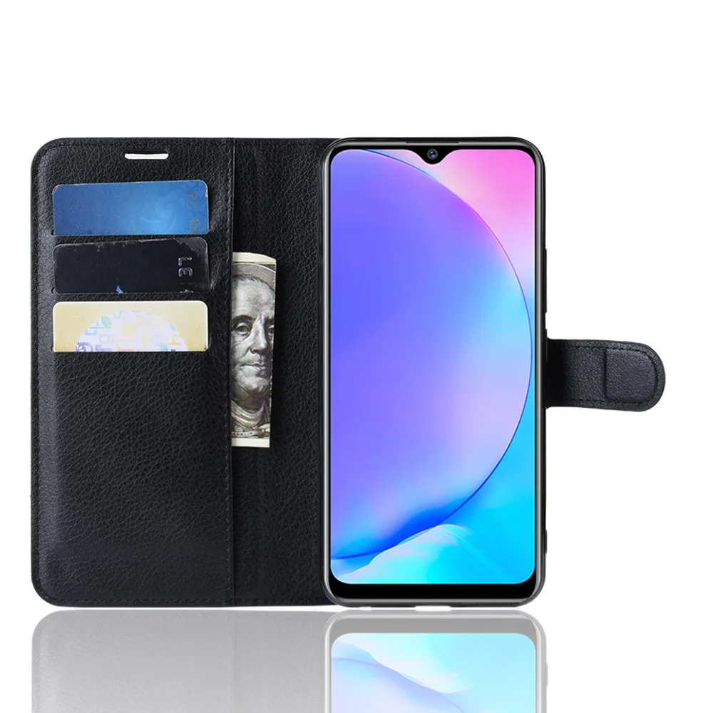 Чехол для телефона Vivo Y17 откидная Обложка на заднюю панель из искусственной кожи