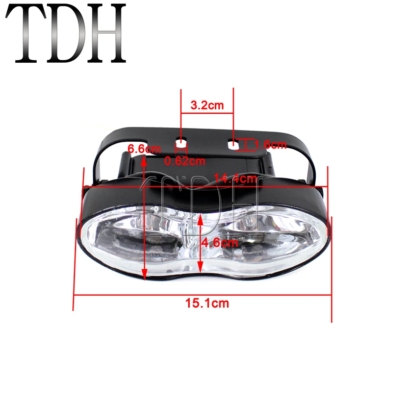В байкерском стиле черного цвета в ретро двойной овал волна двойные передние