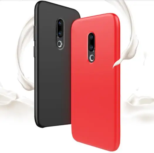 Ультратонкий однотонный силиконовый чехол для meizu 16X s MEIZU 16 Plus матовый из ТПУ