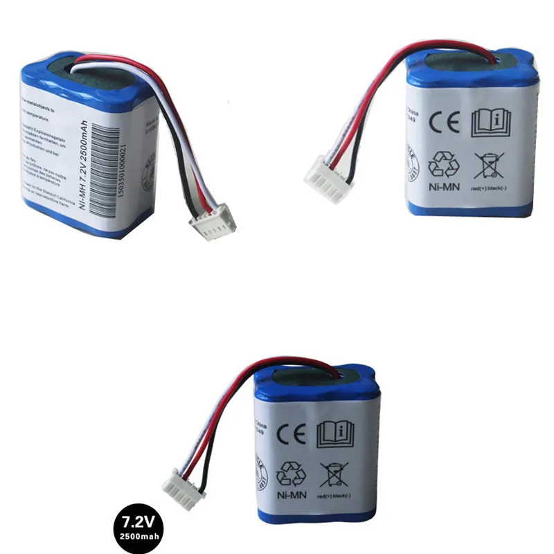 2 шт./лот для iRobot Mint 5200 5200C Braava 380 380T аккумулятор робота-пылесоса 7 V 2500mAh Ni-MH