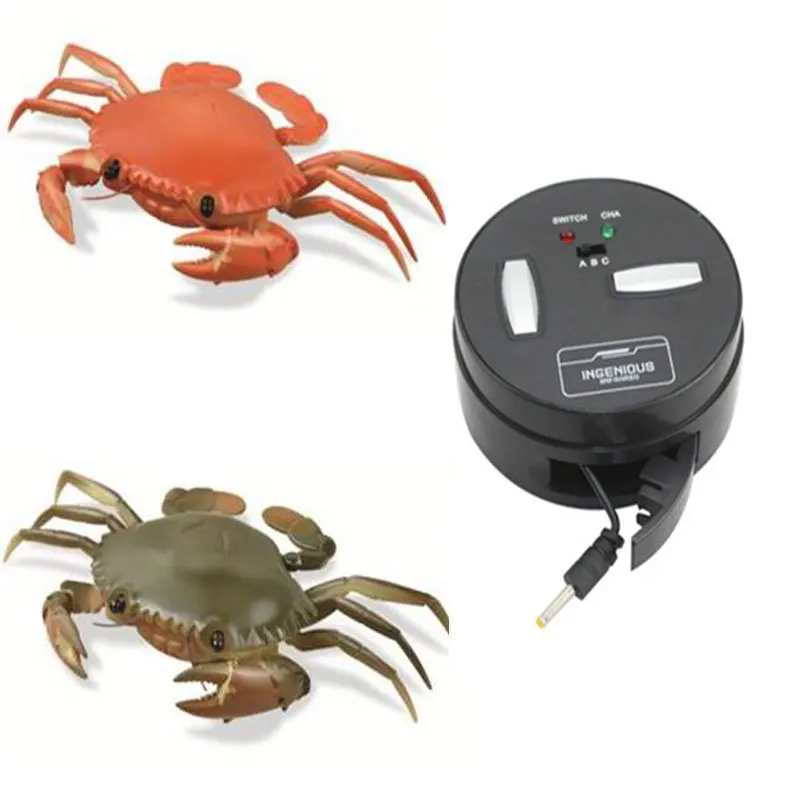 Забавный Электрический симулятор Краб инфракрасный пульт дистанционного