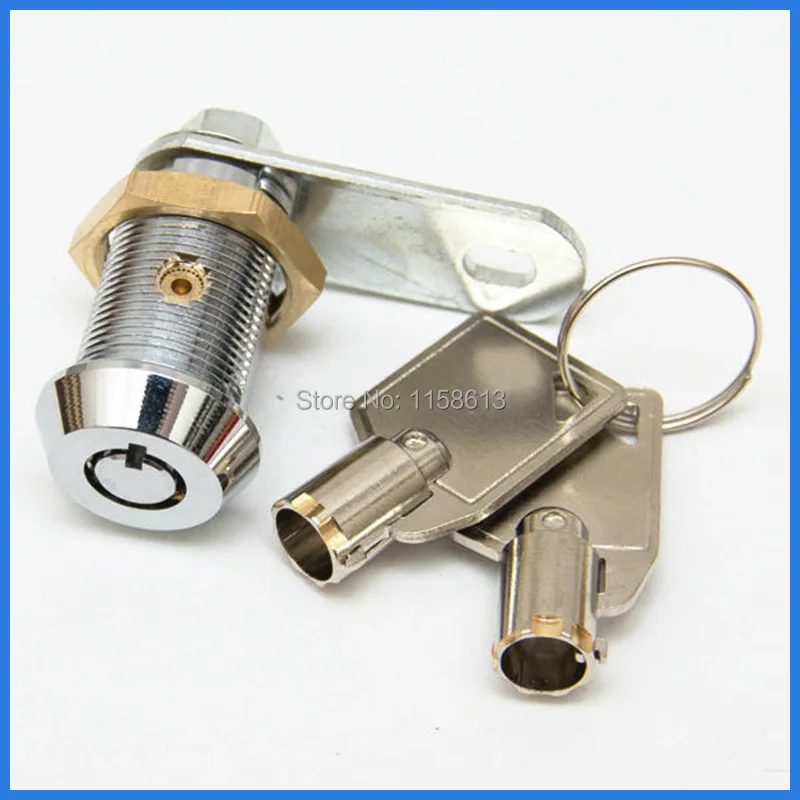 100 pieces 27mm keyed alike round key solid brass door cam lock vending machine | Обустройство дома