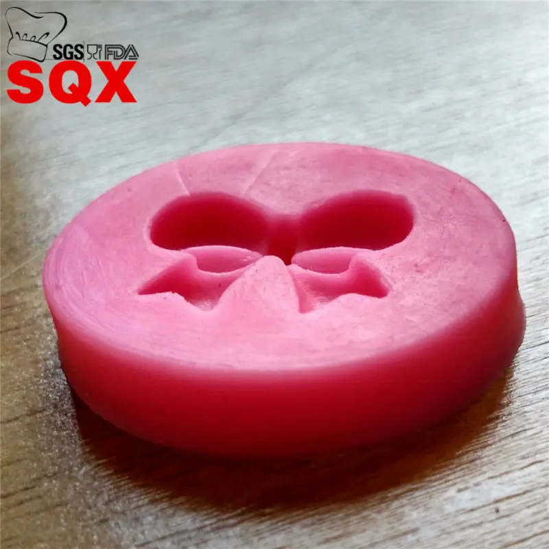 Мини 3d бант силиконовая форма для торта помадки инструменты украшения
