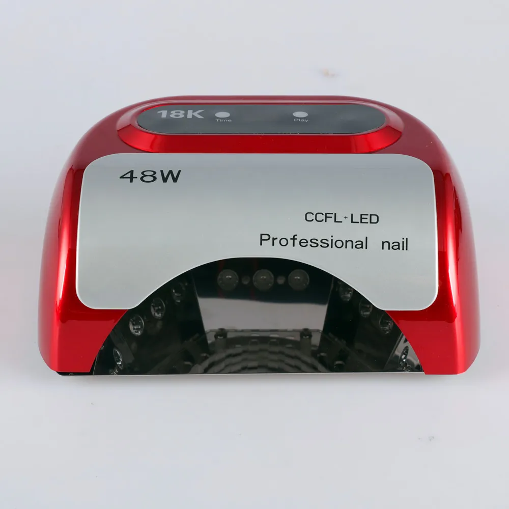 Сушилка для ногтей 48 Вт УФ светодиодная лампа с умным таймером Невидимый