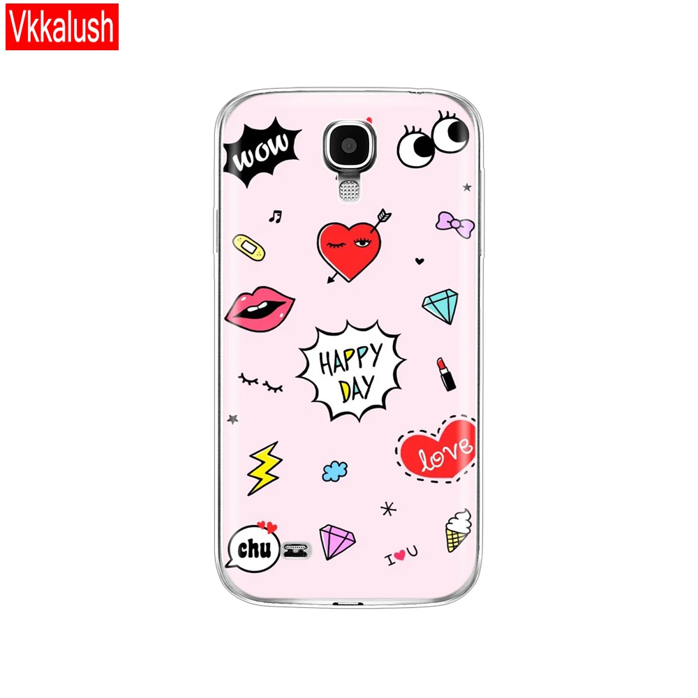 80104 Мягкий силиконовый чехол для samsung Galaxy S4 I9500, чехол из ТПУ для samsung S4, чехол для телефона, защитный чехол для S 4 - Цвет: 80104
