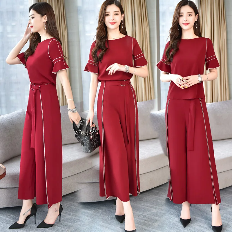 Женский Повседневный комплект из 2 предметов летний костюм топа в полоску с