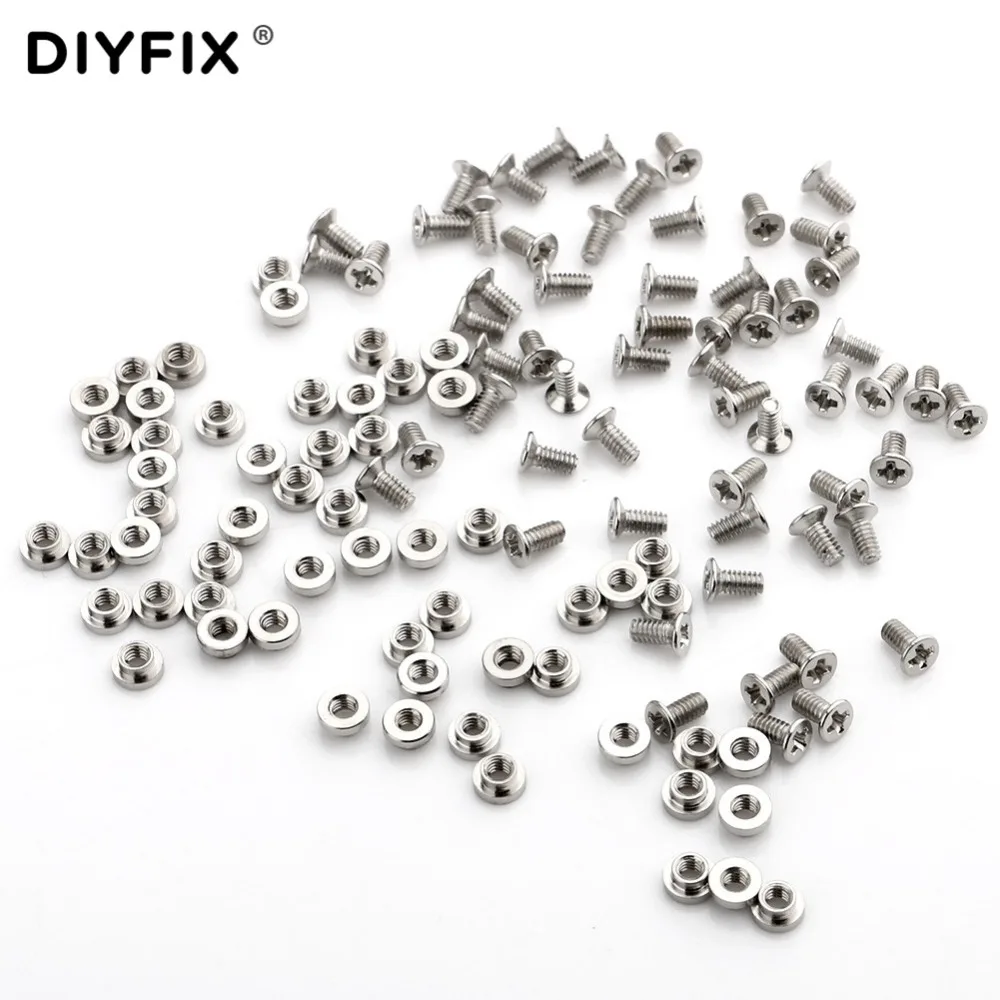 Винты DIYFIX гайки болты для керамических пинцетов набор в ассортименте крепежные