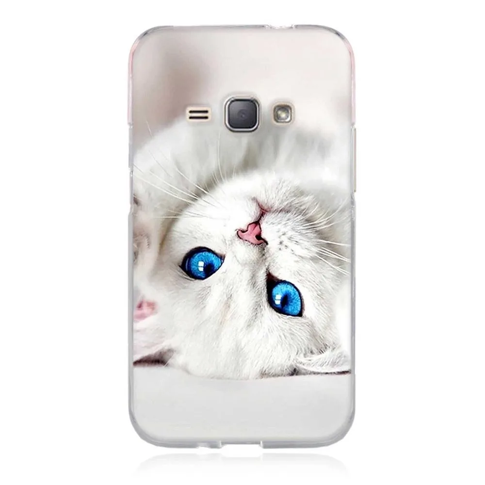 Мягкий чехол из тпу для Samsung Galaxy J1 2016 силиконовый с рисунком J120F J120H телефона чехлы