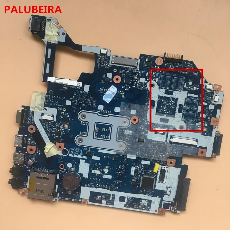 Материнская плата для ноутбука ACER aspire E1 531 Q5WV1 LA 7912P HM70 SLJNV REV: 2 0 rev1.0 DDR3 полностью