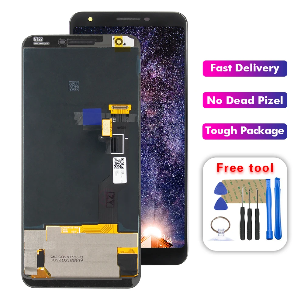 6," для Google Pixel 3A XL ЖК-дисплей сенсорный экран дигитайзер сборка Замена+ Инструменты