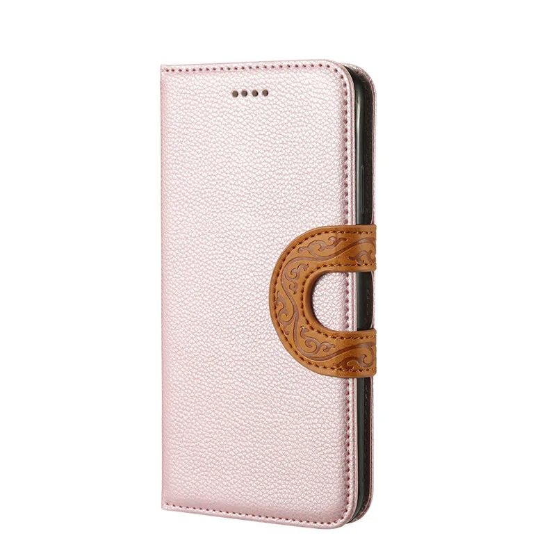 Модный Роскошный кожаный чехол бумажник с откидной крышкой для Samsung A3 A5 A6 Plus A7 A8 A9