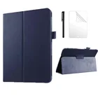 Роскошный чехол-подставка из искусственной кожи для Samsung Galaxy Tab S2 9,7 T810 T815 T813 T819, чехол для планшета 9,7, чехол для планшета + пленка + ручка