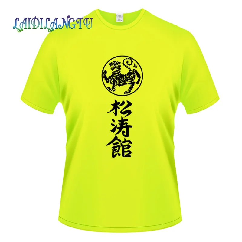 Новые футболки Kanji Shotokan Karate Songtao Hall мужские хлопковые летние стильные с коротким