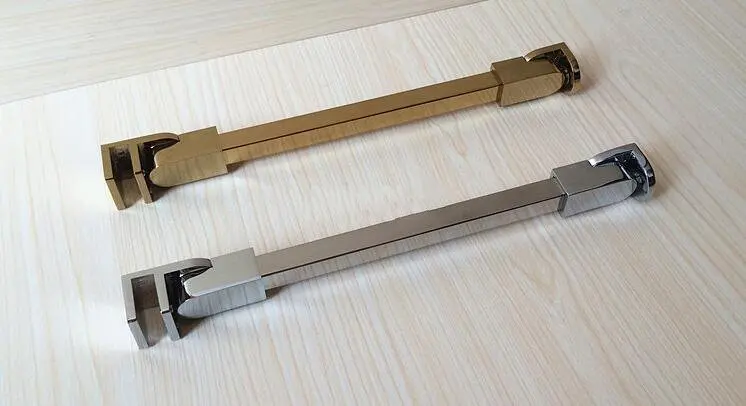 1pcs stainless steel shower glass door fixed rodclipbathroom glass support barlength 4050cmsj 3073 free global shipping