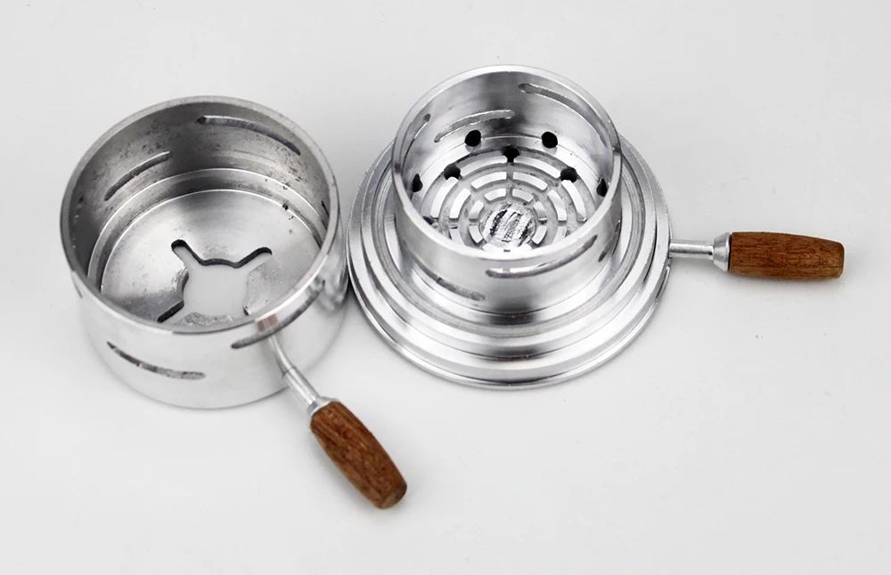 Кальян уголь держатель с ветрозащитной крышкой ручка металла Nargile Sheesha Narguile Chicha Cachimbas кальян