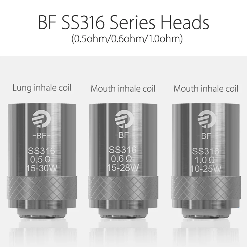 Головка спиральная Joyetech BF SS316 0 5 DL 6 1 MTL штук для резервуаров Cubis и eGo AIO | Электроника