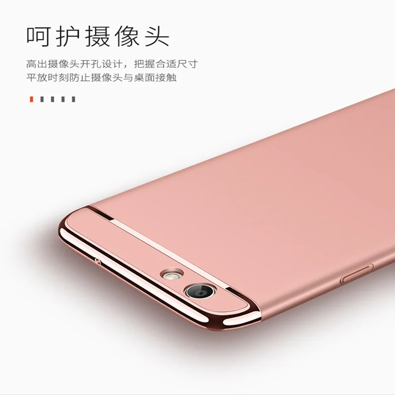 

2pcs For OPPO A77 Case shell For OPPOA77 Case Full Protection Hard Cover For OPPO A 77 case For OPPO A77 black cover