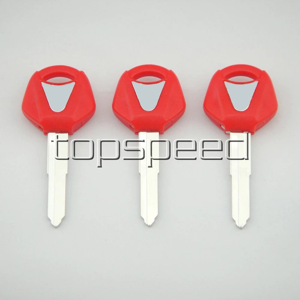 3 шт. красные заготовки для мотоцикла Yamaha YZF R1 R6 FZ1 FZ6 1000R 600R XJR1300 XV250 MT01/03|uncut keys|uncut