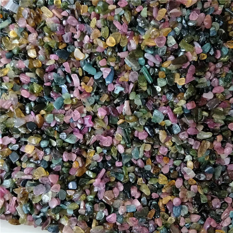 DHX SW rough mixed pink green black tourmaline stones 100g