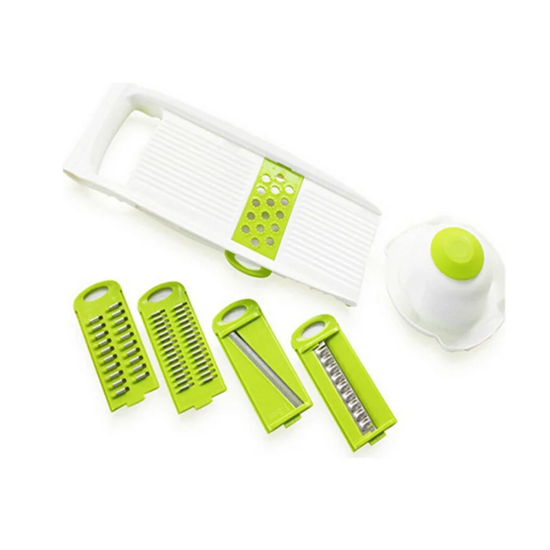 

Mandoline Multifunctional Vegetable Slicer Cutter with 5 Blades for Potato Grater Carrot Onion Kitchen Accessories