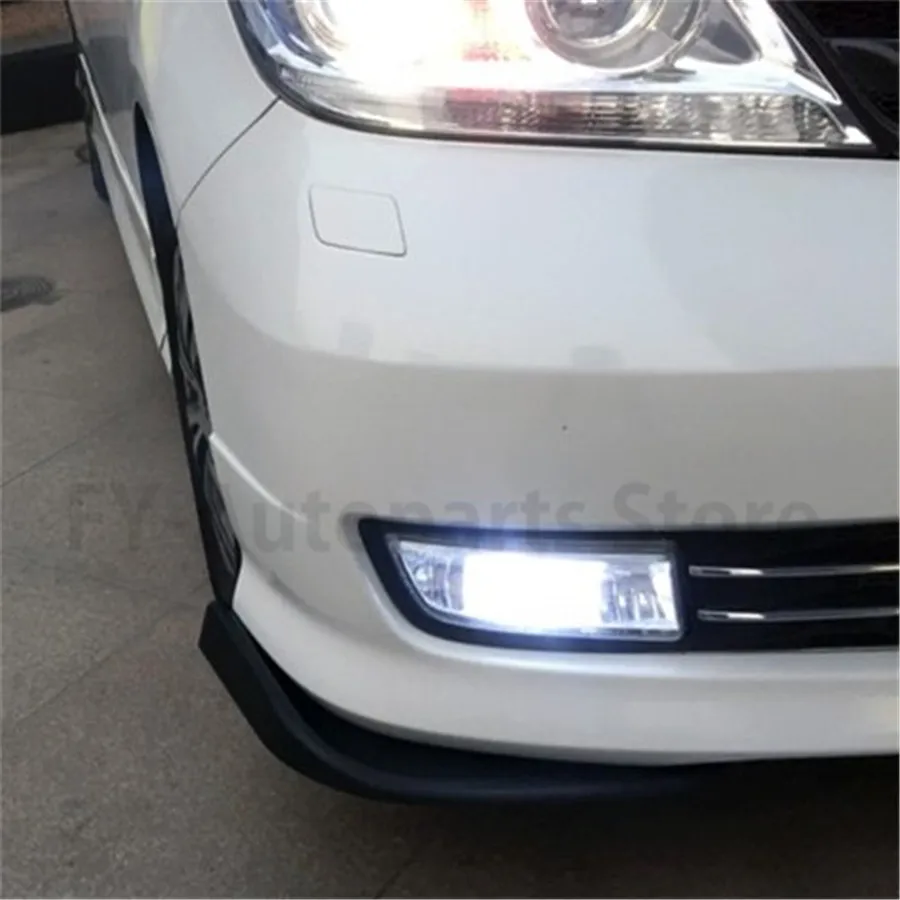 Универсальный 2PCS Передний спойлер ABS Скручиватель спойлера бампера Декоративные